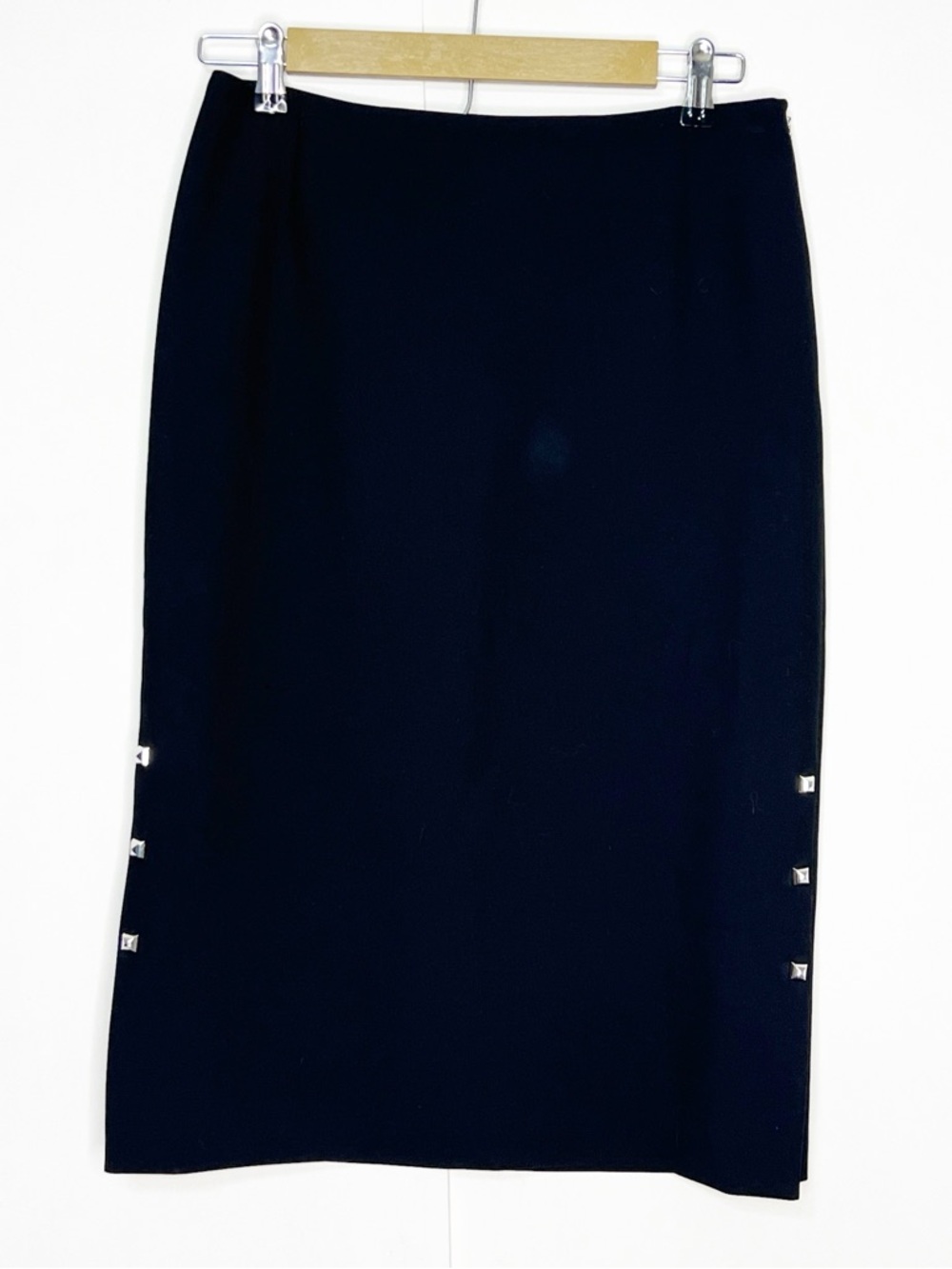 BOSS Vevoka Studded Pencil‎ Skirt Black